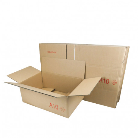 Kartonnen bak « VAD » 60x40x25 cm