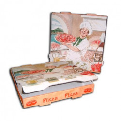 Boîtes à Pizza Imprimées 26x26 cm